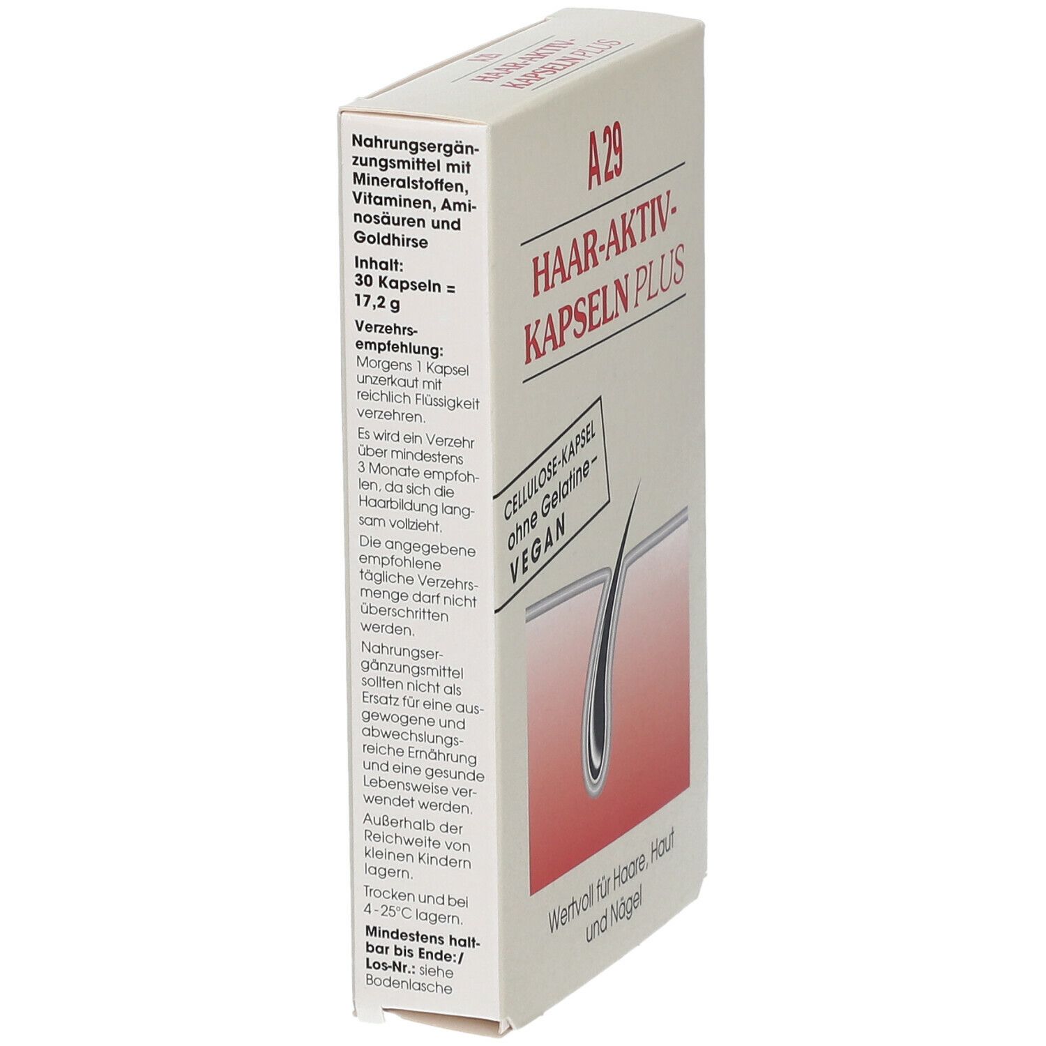 A29 Haar-Aktiv-Kapseln PLUS