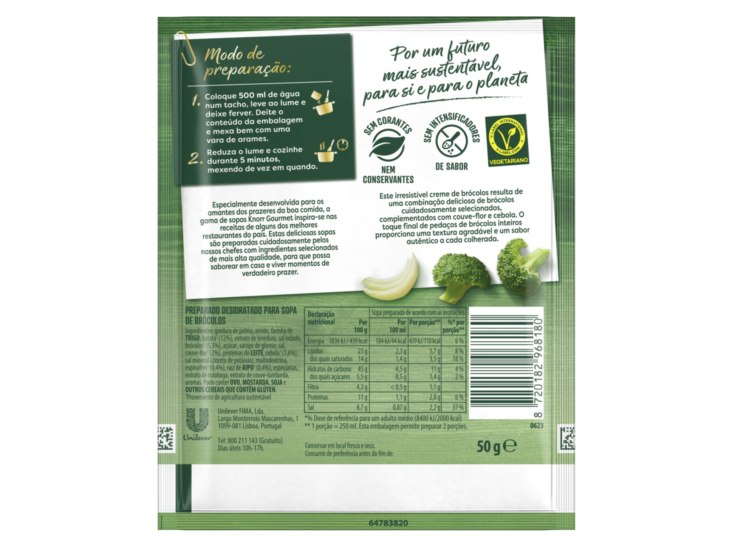 CREME BROCULOS GOURMET KNORR 50GR
