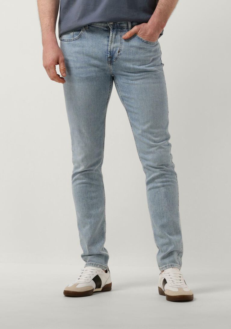 7 FOR ALL MANKIND lichtblauwe 7 for all mankind slim fit jeans slimmy taperd left hand solstice