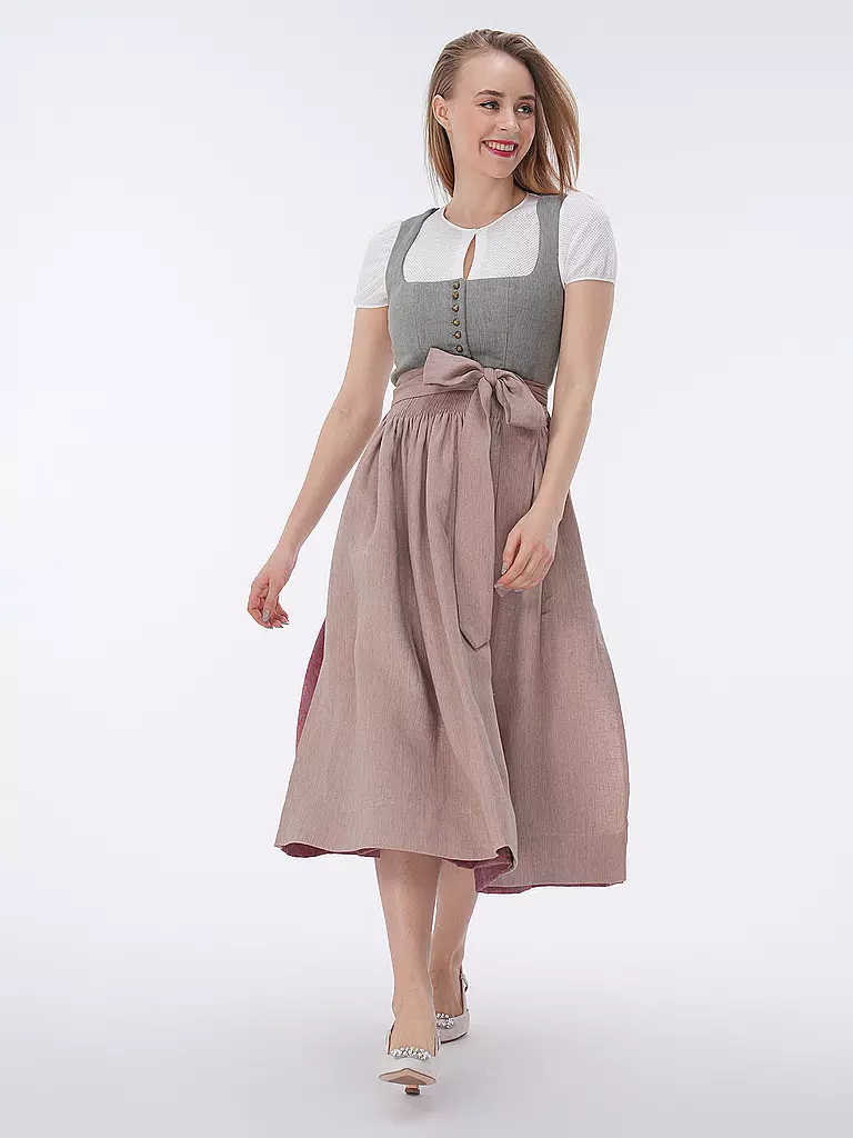 GOTTSEIDANK Dirndl MONIKA 80cm rosa