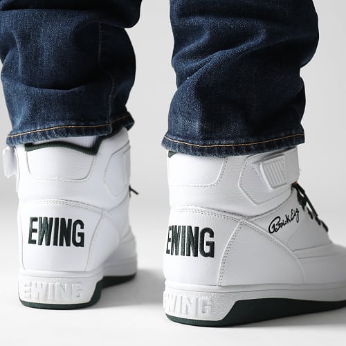 Baskets 33 Hi 1BM01117 White Sycamore Biking Red