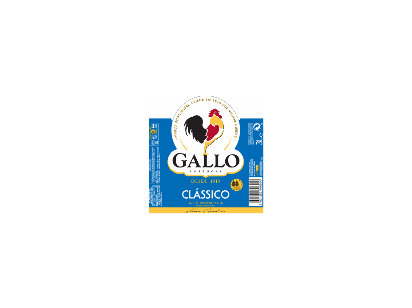 AZEITE GALLO VIRGEM EXTRA CLÁSSICO 3L