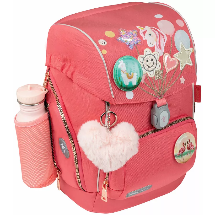 Belmil Schulranzen Premium Comfy Plus Set 5-teilig Rose Quartz