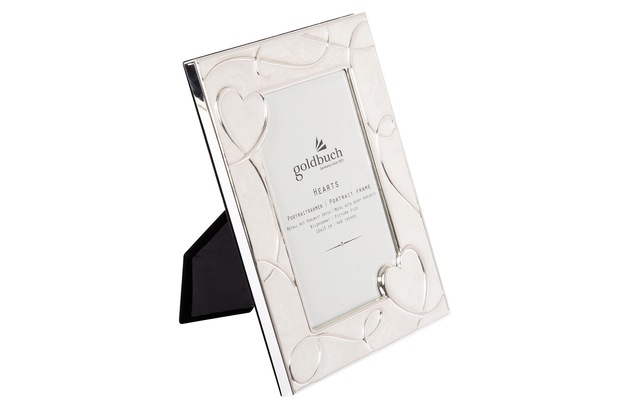 Goldbuch Bilderrahmen »Hearts Silber,«