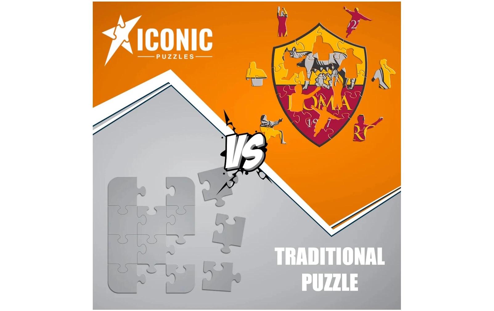 AS Roma – LogoOffizielles Holzpuzzle, Grösse M