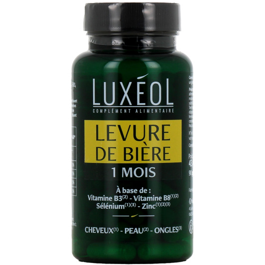 Luxeol levure de bière revivifiable - Cheveux, ongles et peau