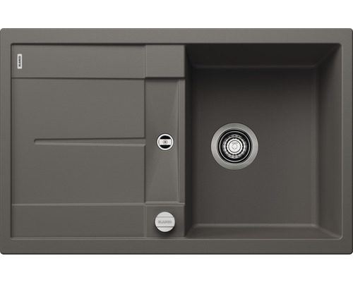 Blanco METRA 45 S spoelbak, 780 x 500 mm, vulkanisch grijs, 527288