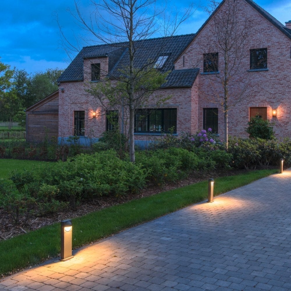 LED-padverlichting Deksel in antraciet 1x 15W 900lm IP65 450mm