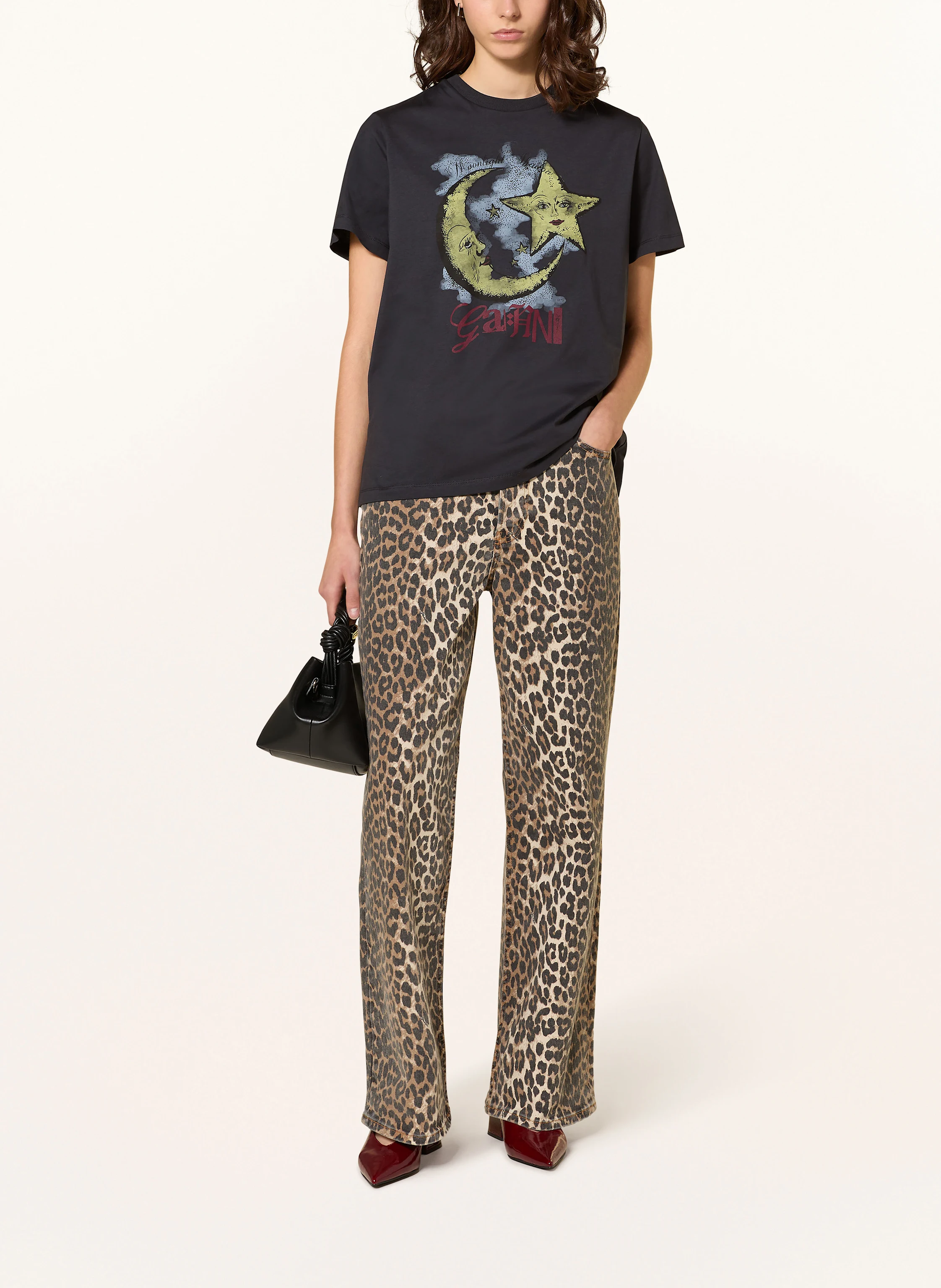 GANNI T-Shirt MOONLIGHT
