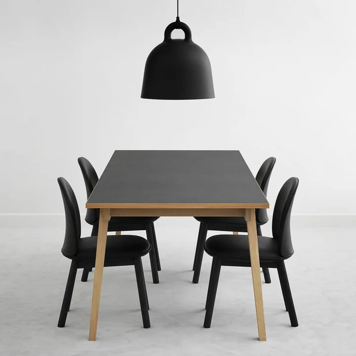 Normann Copenhagen - Slice Table Linoleum 84 x 160 cm, creme