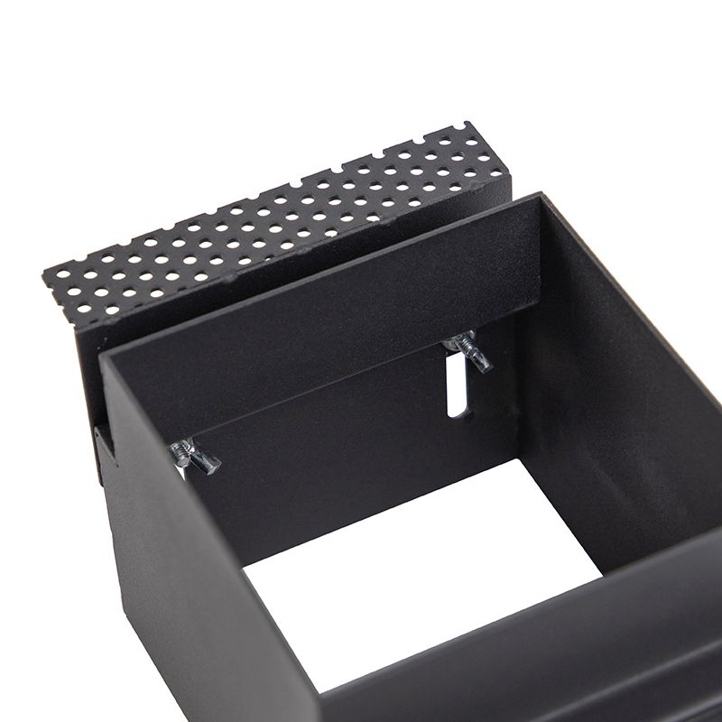 Inbouwspot zwart GU10 AR70 trimless - Oneon