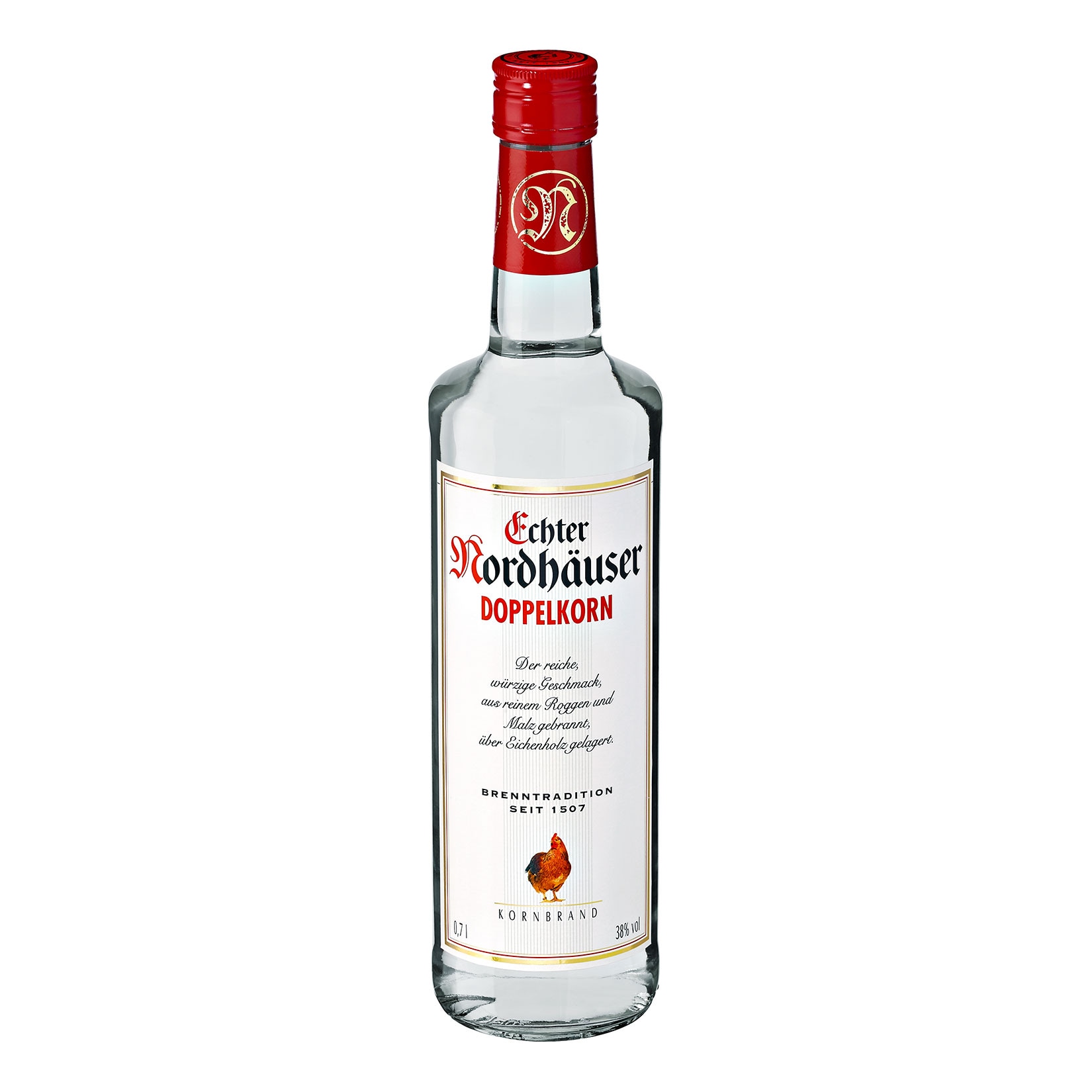 Echter Nordhäuser Doppelkorn 38,0 % vol 0,7 Liter