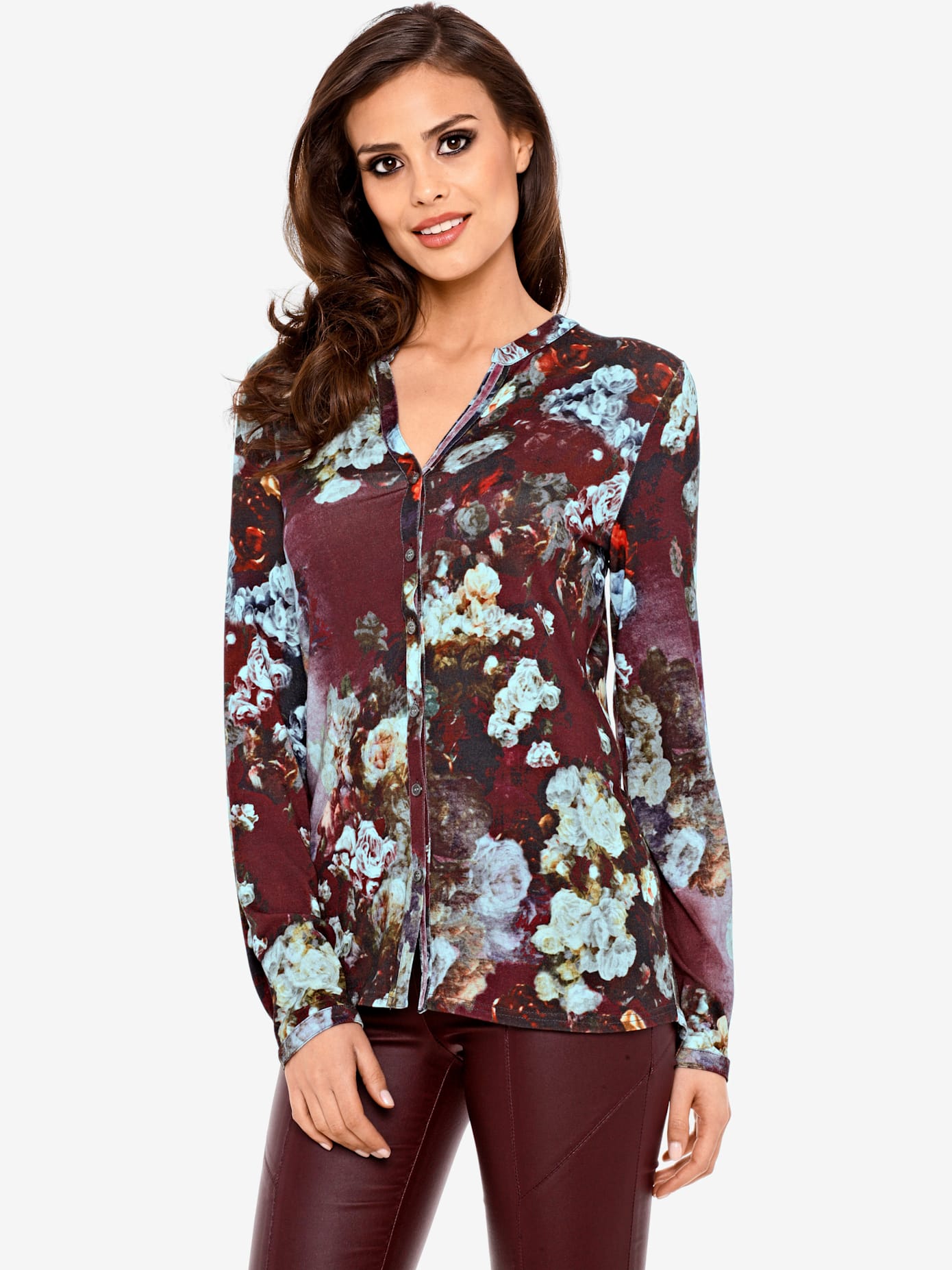 Chemisier léger imprimé floral tendance