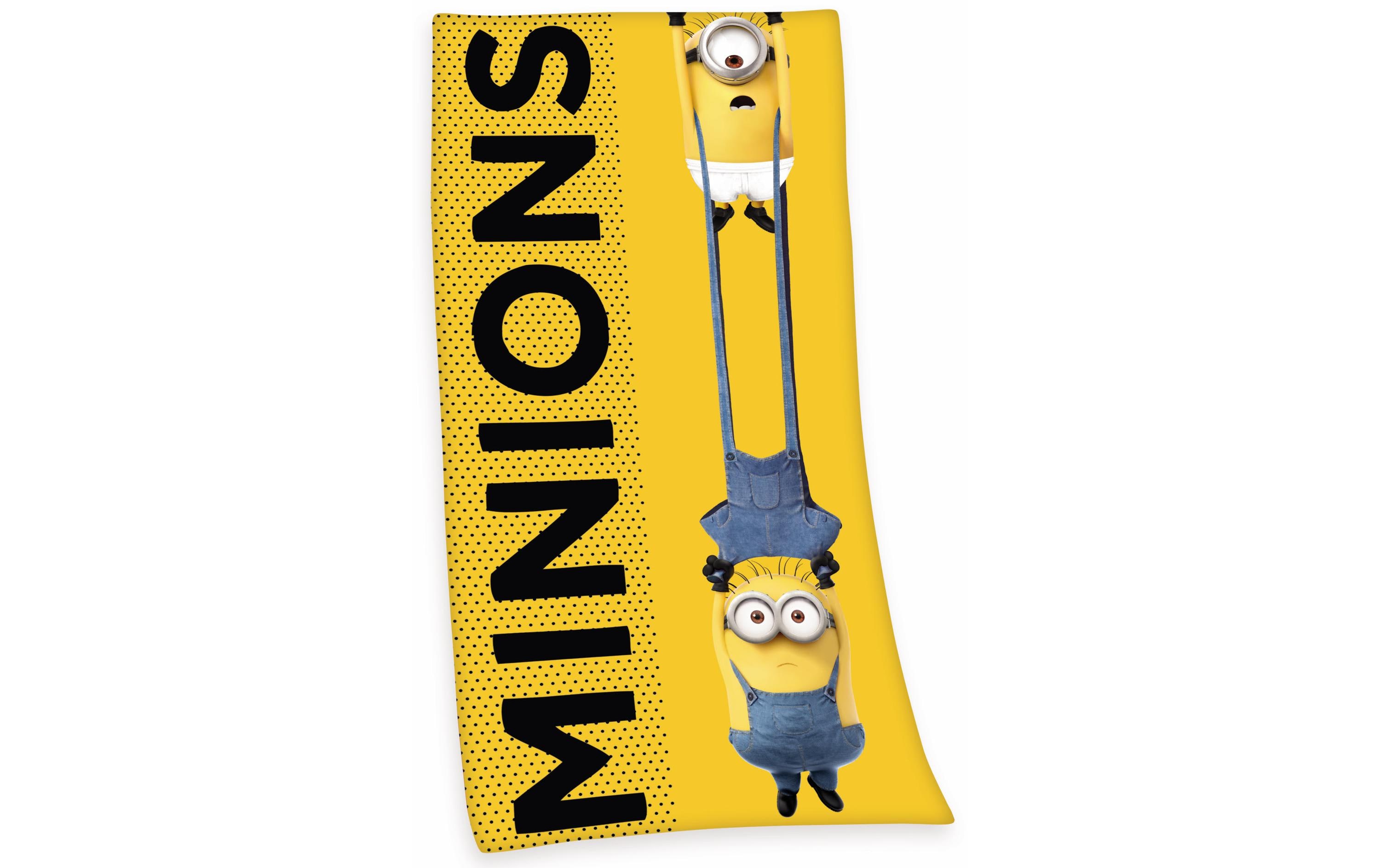 Duschtuch Minions 2 75 x 150 cm, Blau/Gelb/SchwarzBadetuch aus 100% Baumwolle