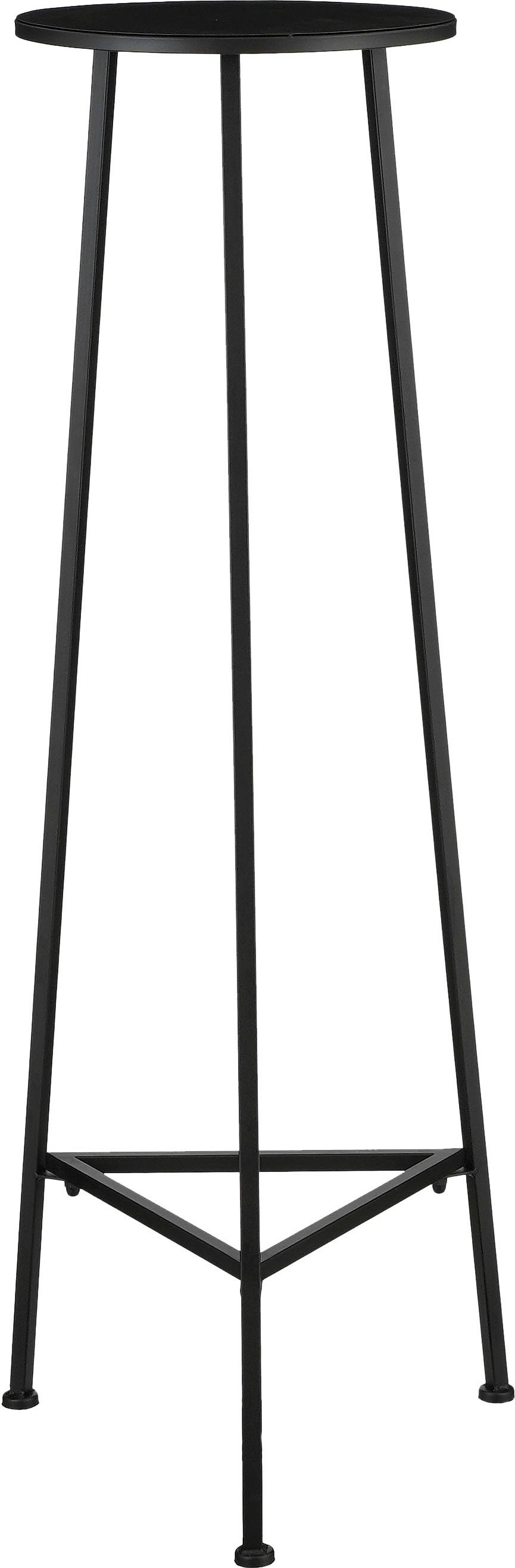 Mica Decorations plantentafel zwart D 35 H 120 cm