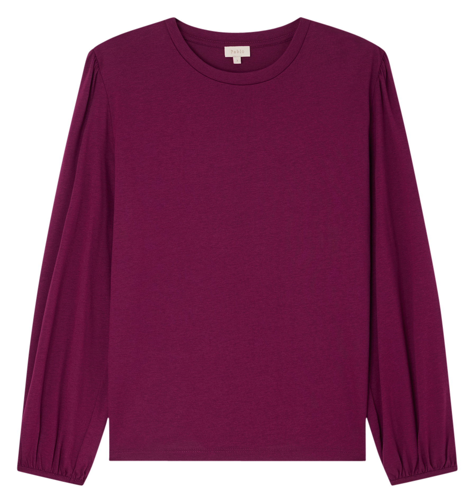 AZLIS - Tee-shirt droit manches longues | Violet