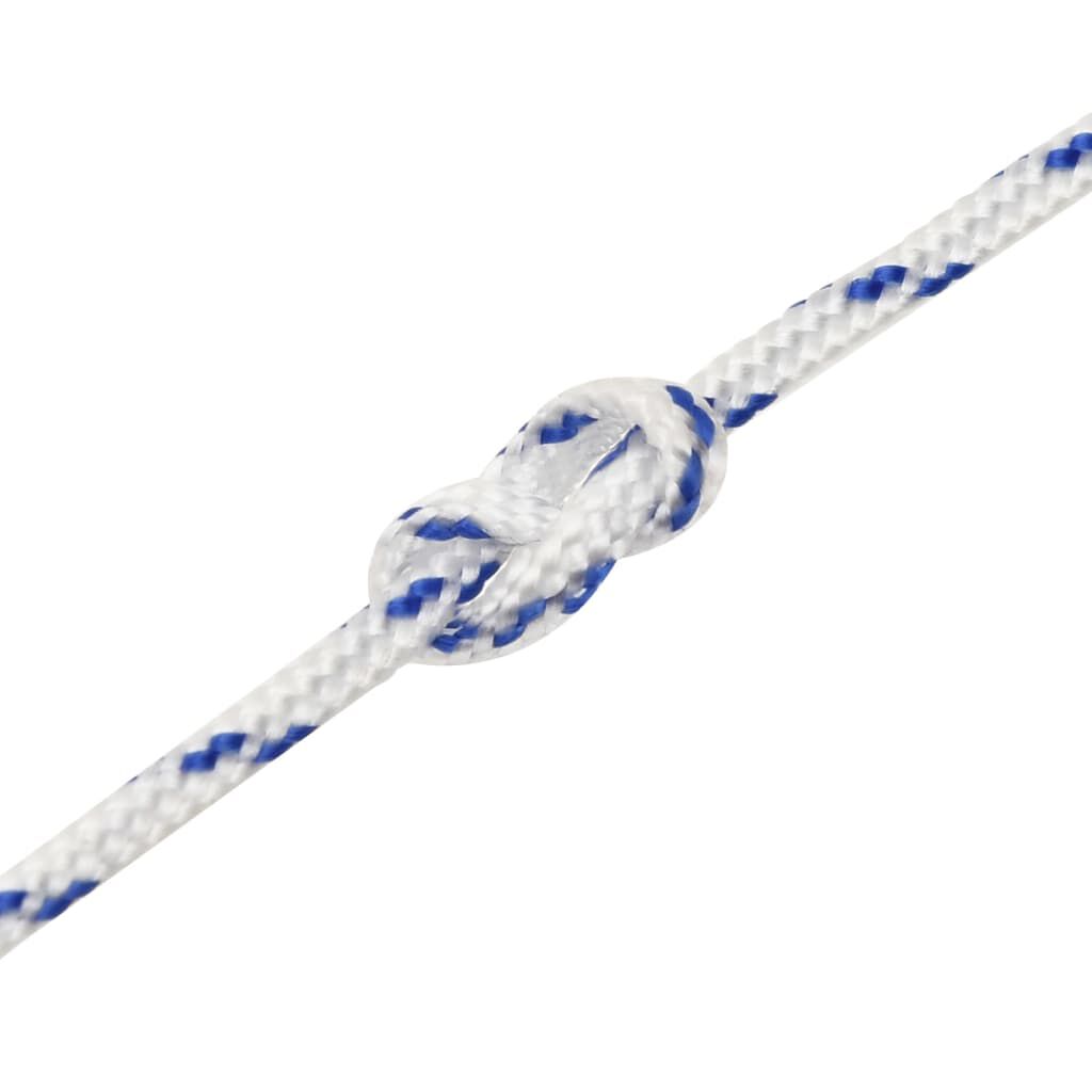 vidaXL Zeiltouw, Wit, 2 mm, 25 m, Polypropyleen