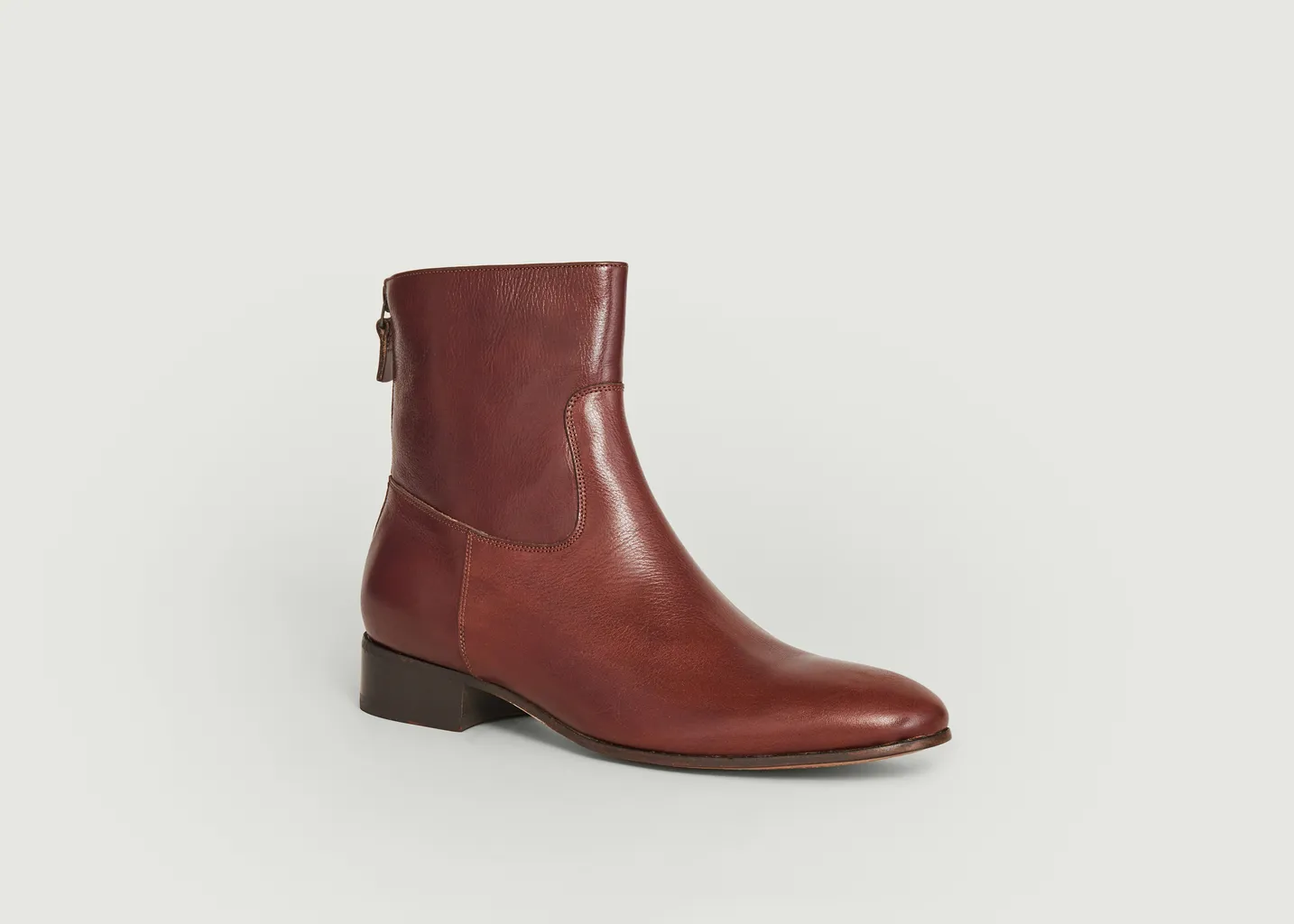 Bottines plates en cuir L'Exception x Anthology L'Exception Paris