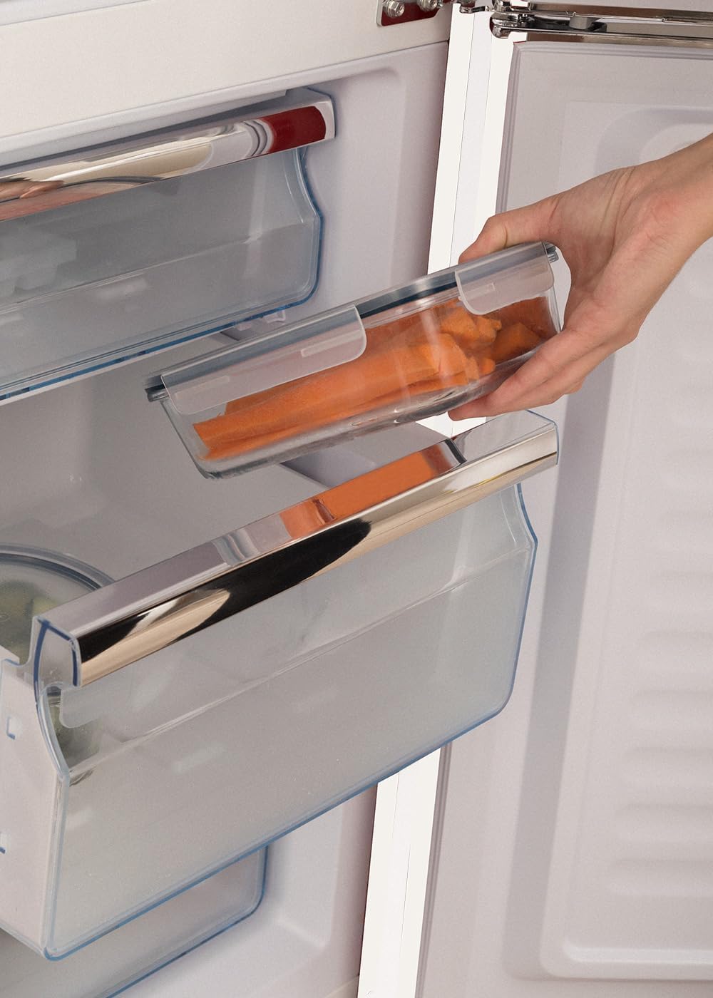 CREATE / FRIDGE STYLANCE 244L / Kühlschrank Creme/Retro Vintage-Stil und Design
