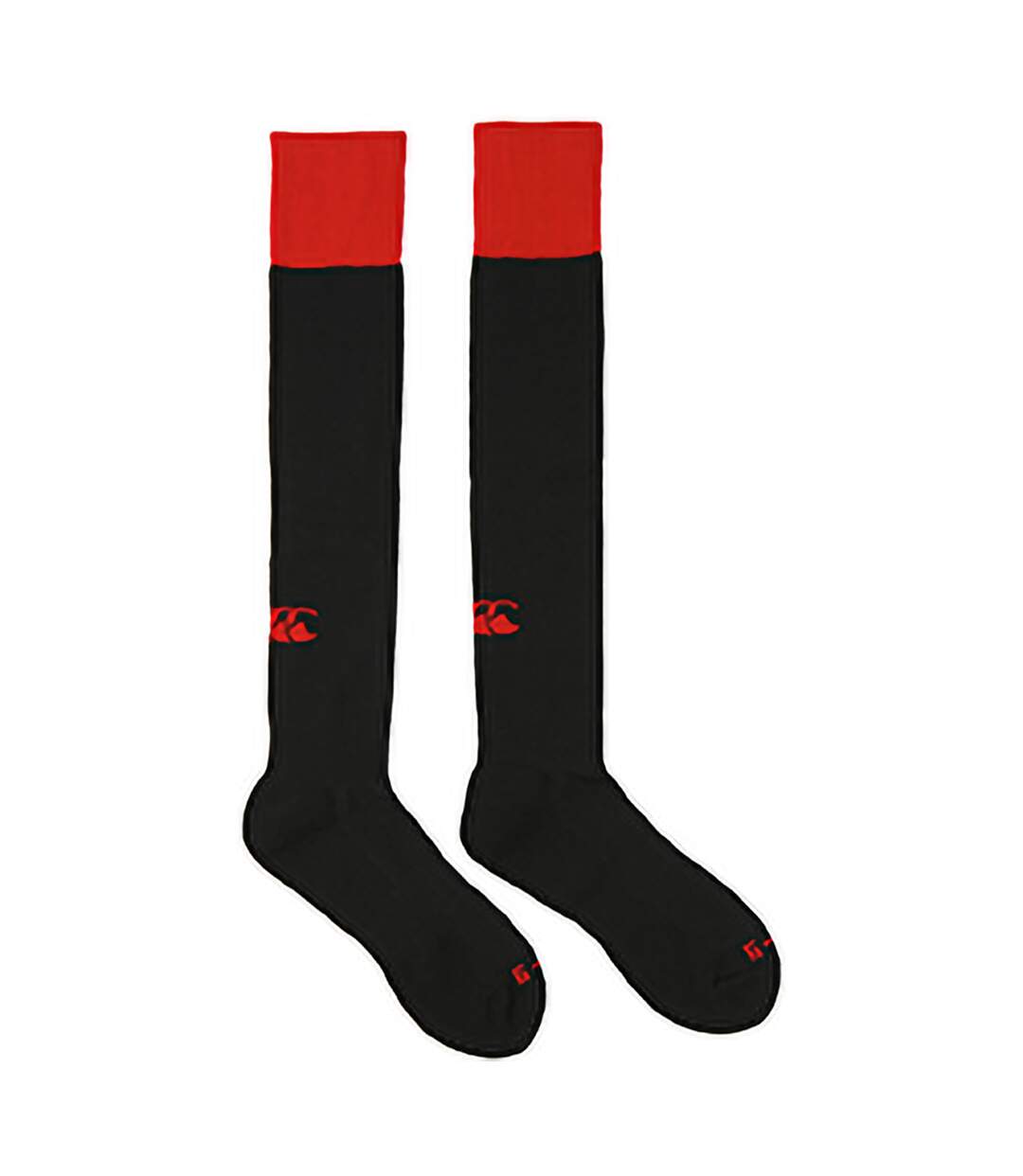 Canterbury - Chaussettes de rugby - Homme (Noir/Rouge) - UTPC2023