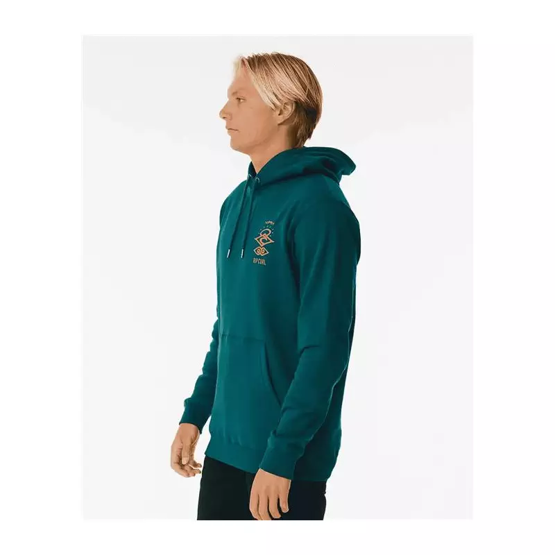Sweat RIPCURL Search Icon Hood Blue Green