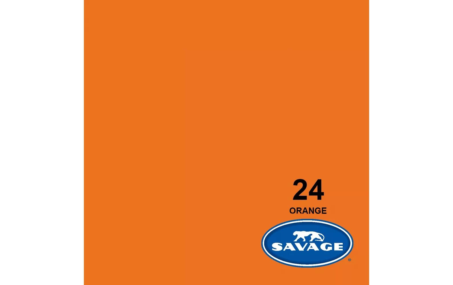 Hintergrund Papier 2.72 x 11m Orange<br>Das Hintergrundpapier von Savage