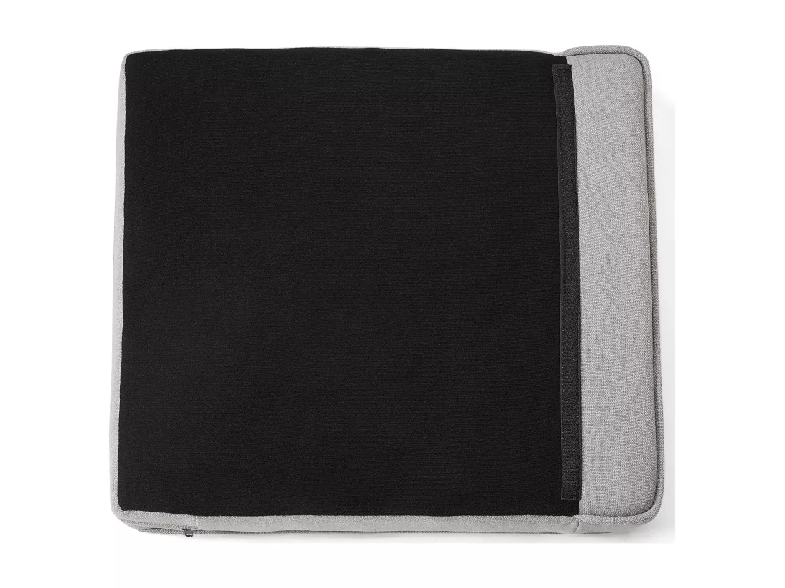 Canapé en tissu gris clair 3 places CHESTERFIELD