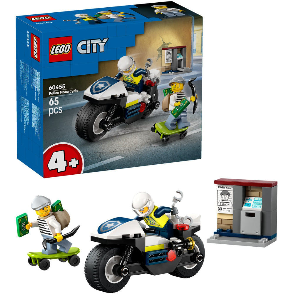 Køb LEGO® City Police - Politimotorcykel På Forbryderjagt 60455
