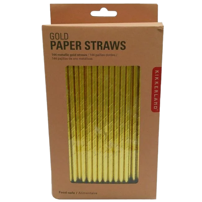 Paille en carton - Gold