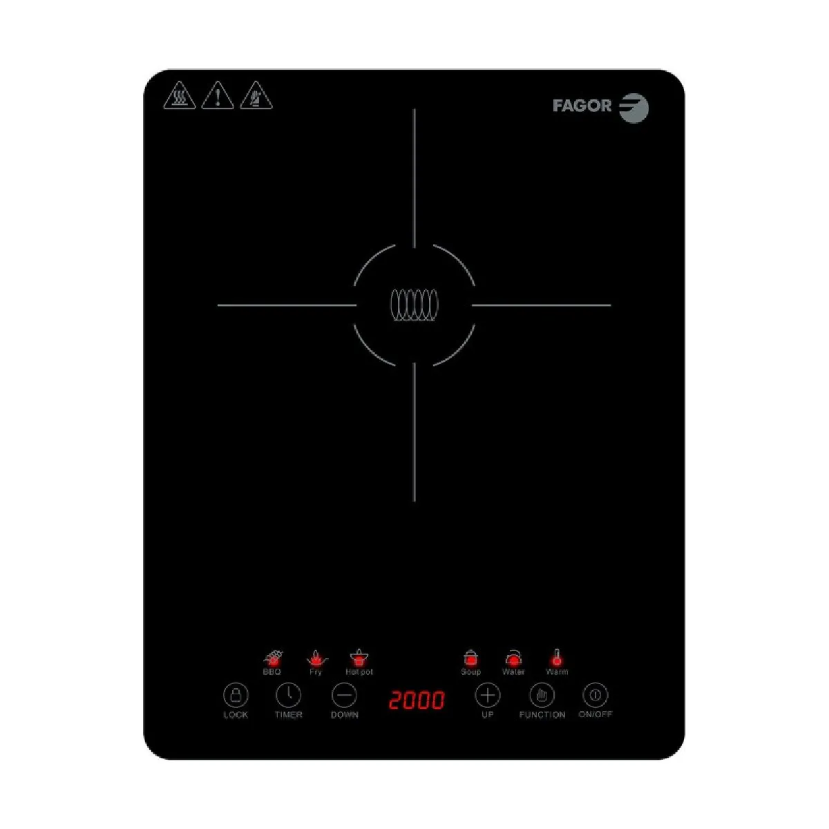 Lexie Plaque de cuisson portable Fagor
