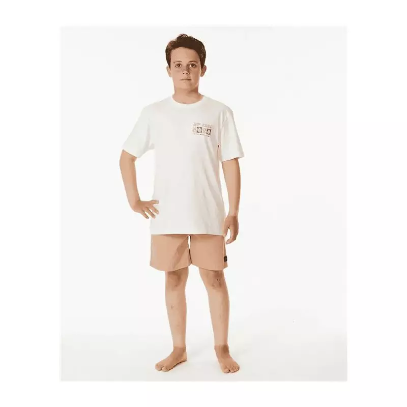 Teeshirt junior RIPCURL Pure Surf Searching Tee -Boy Bone 8