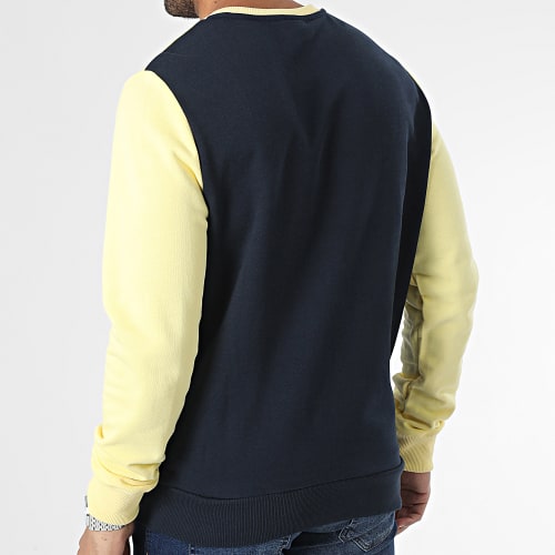 Sweat Crewneck Alted Compact Jaune Bleu Marine