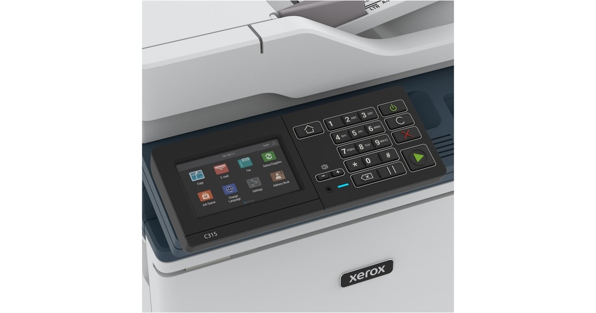 XeroxC315 all-in-one kleurenlaserprinter  (Grijs/blauw, Scannen, Kopiëren, Faxen, LAN, Wi-Fi)