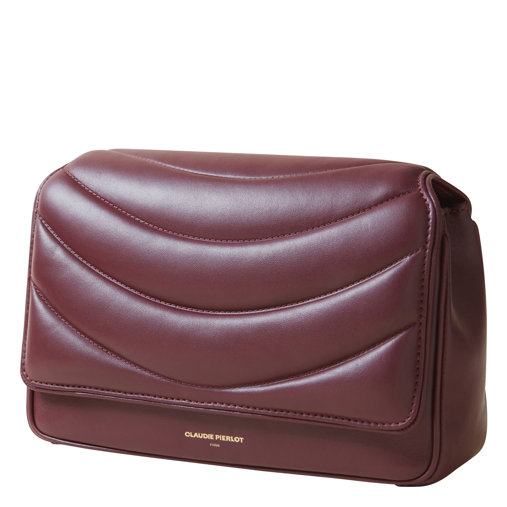 Sac bandoulière en cuir matelassé| Rouge