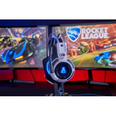 THE G-LAB KORP200 - Casque gamer filaire avec micro - noir/gris