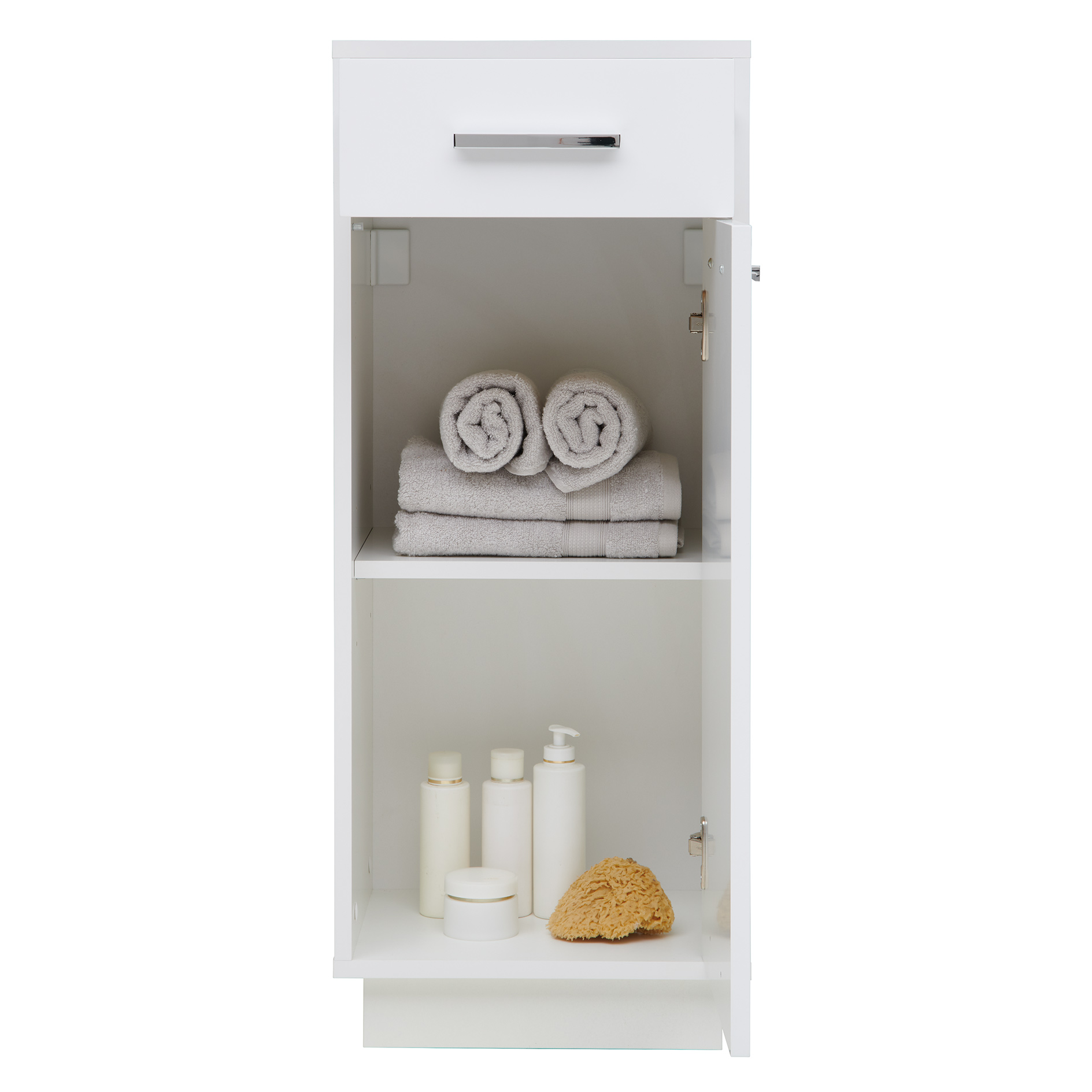 Unterschrank - weiß - Softclose - 38 cm