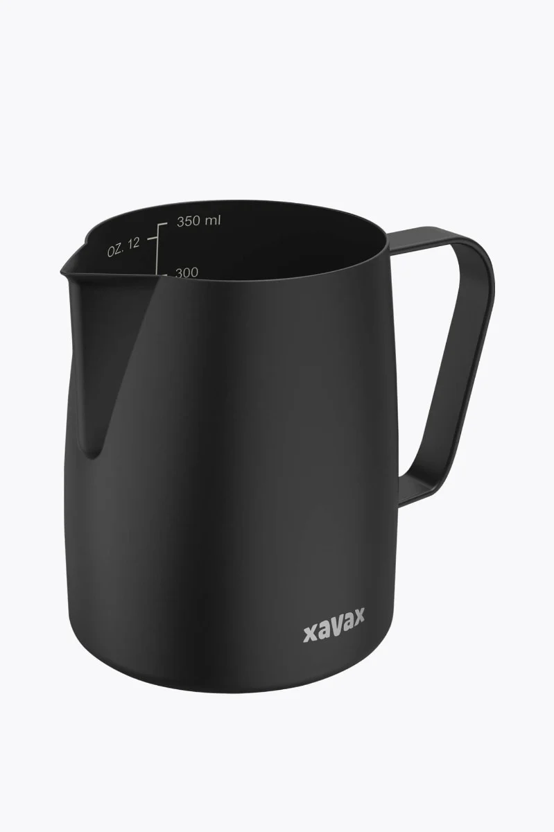 Xavax Barista-Milchkännchen 350ml, Schwarz-Matt