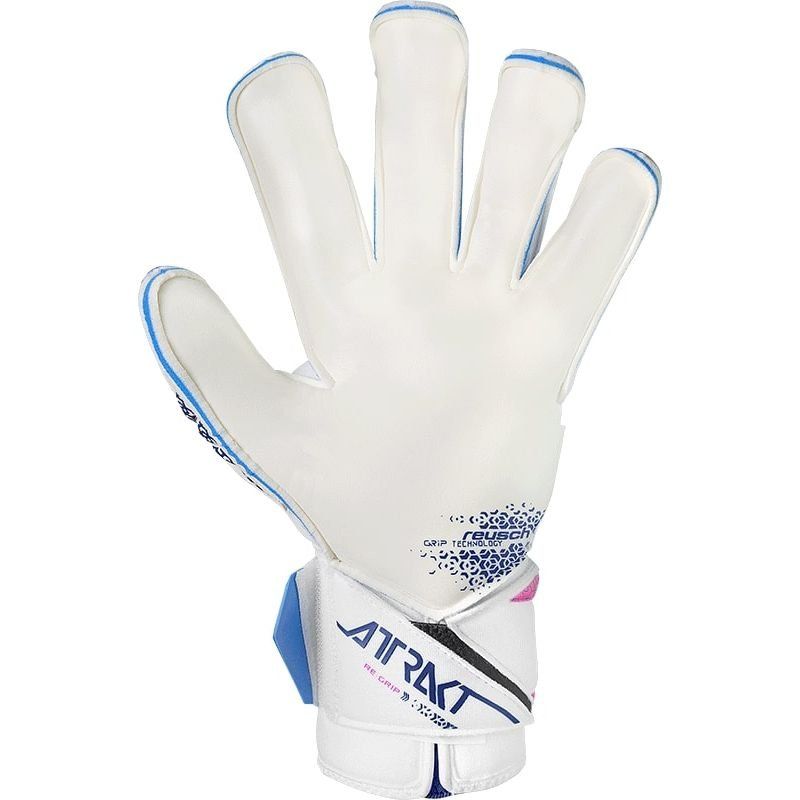 Reusch Gants de Gardien Attrakt RE:GRIP Evolution - Blanc/Bleu/Rose