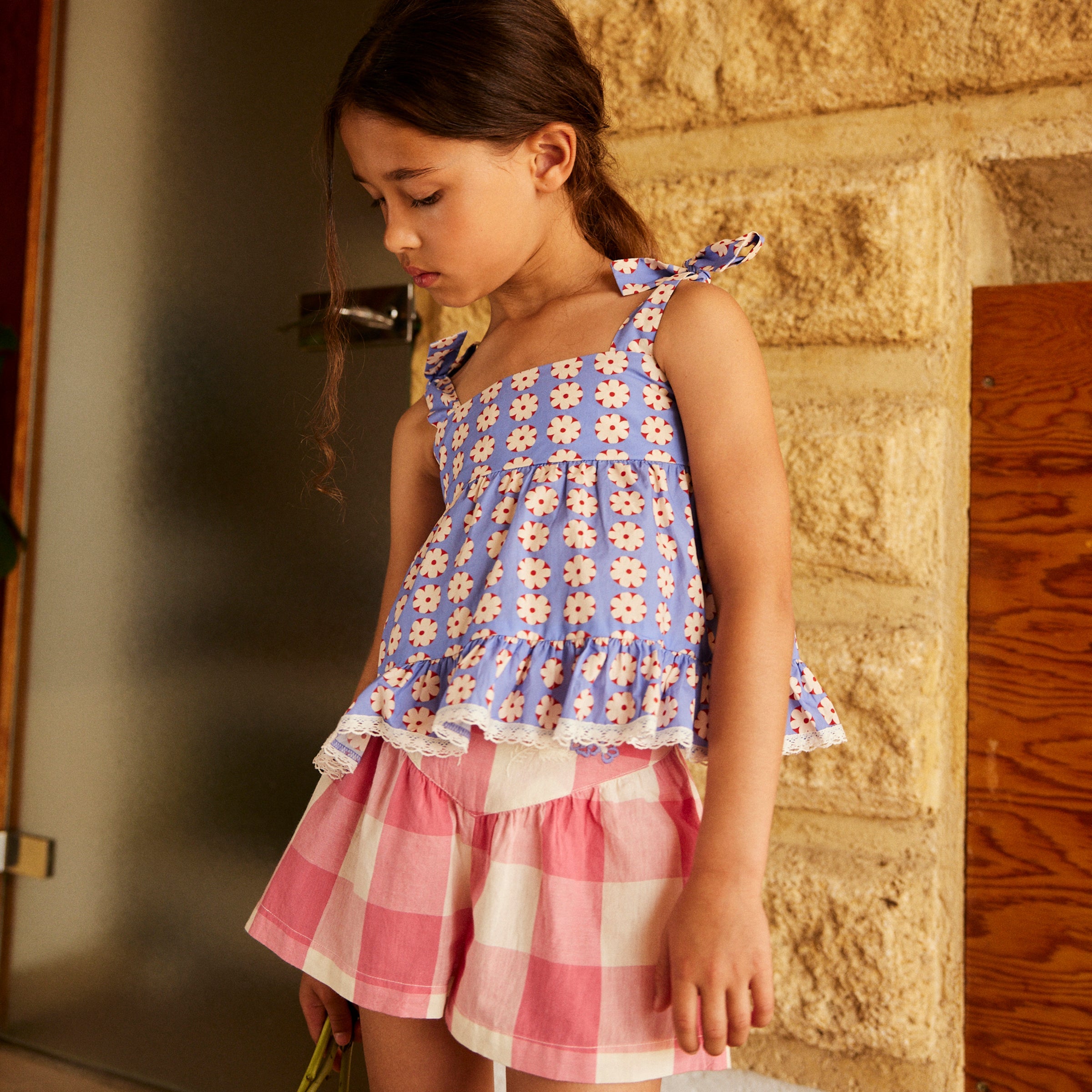 Shorts Marlow Check Rose