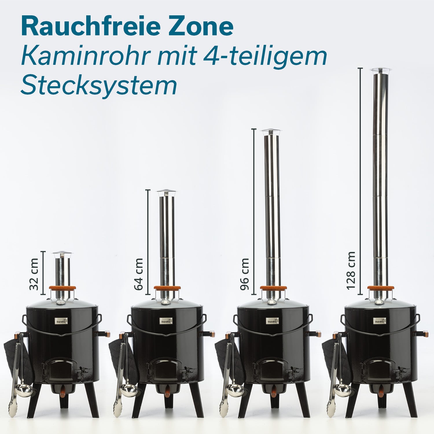 Skandika Goulash Kanon 14 liter kolenbarbecue