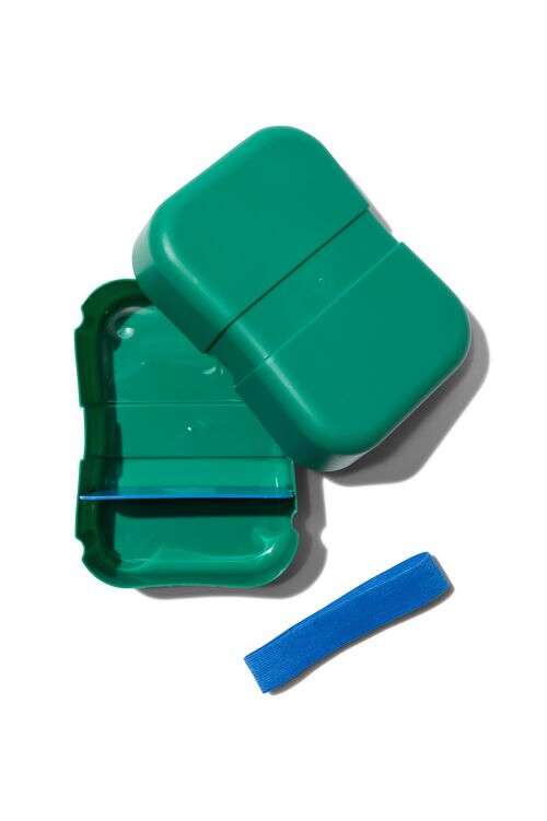 lunch box avec élastique vert