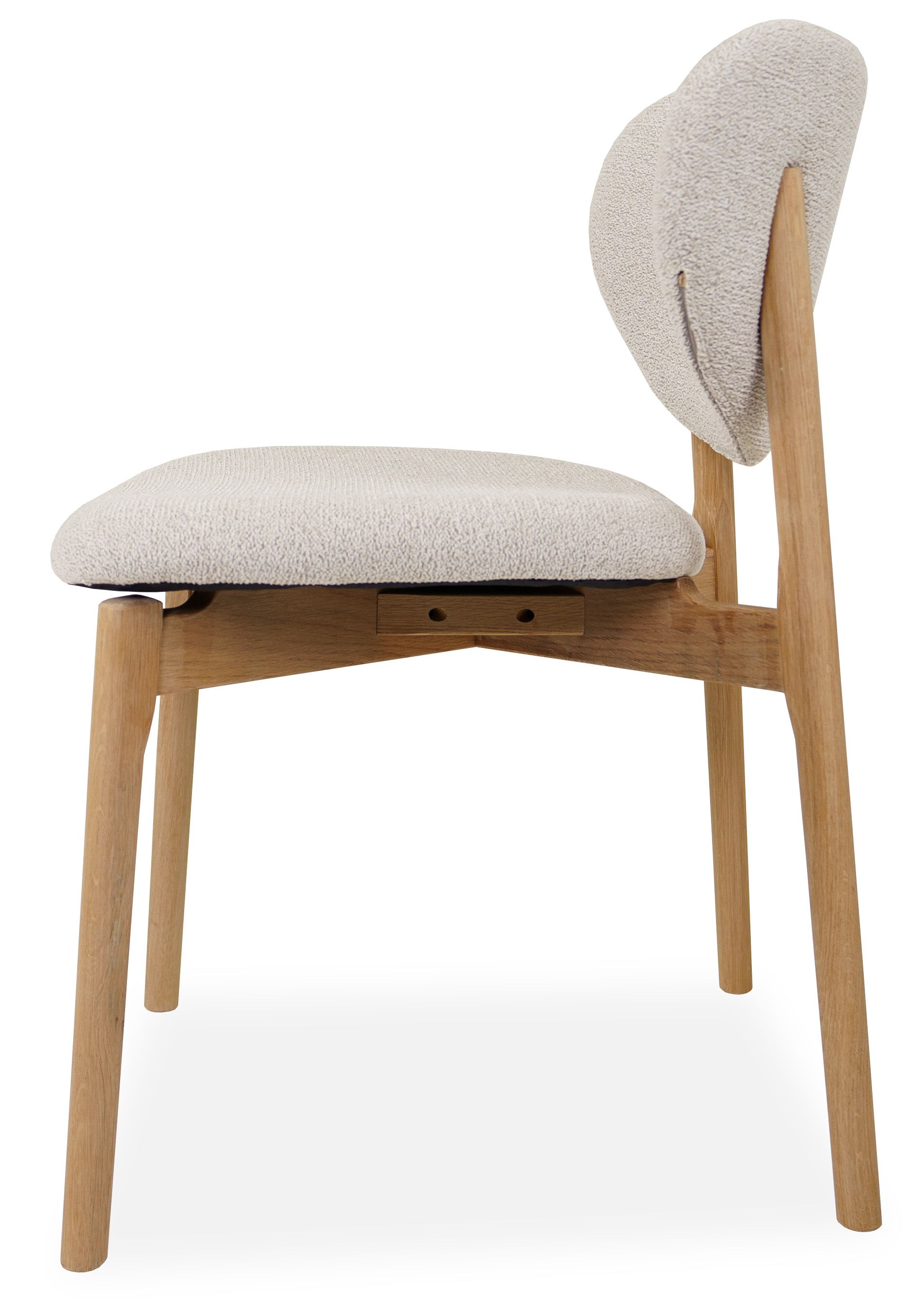 Eetkamerstoel Beige Pimonte B49 x D58.5 x H81 cm