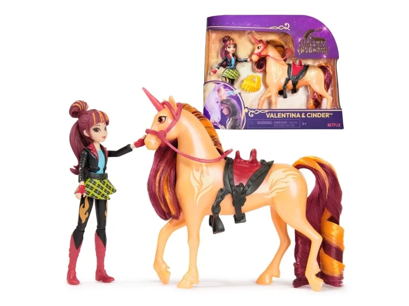 Unicorn Academy Doll & Unicorn - Valentina & Cinder