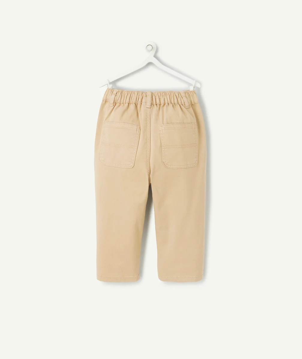 pantalon slouchy bébé garçon beige foncé