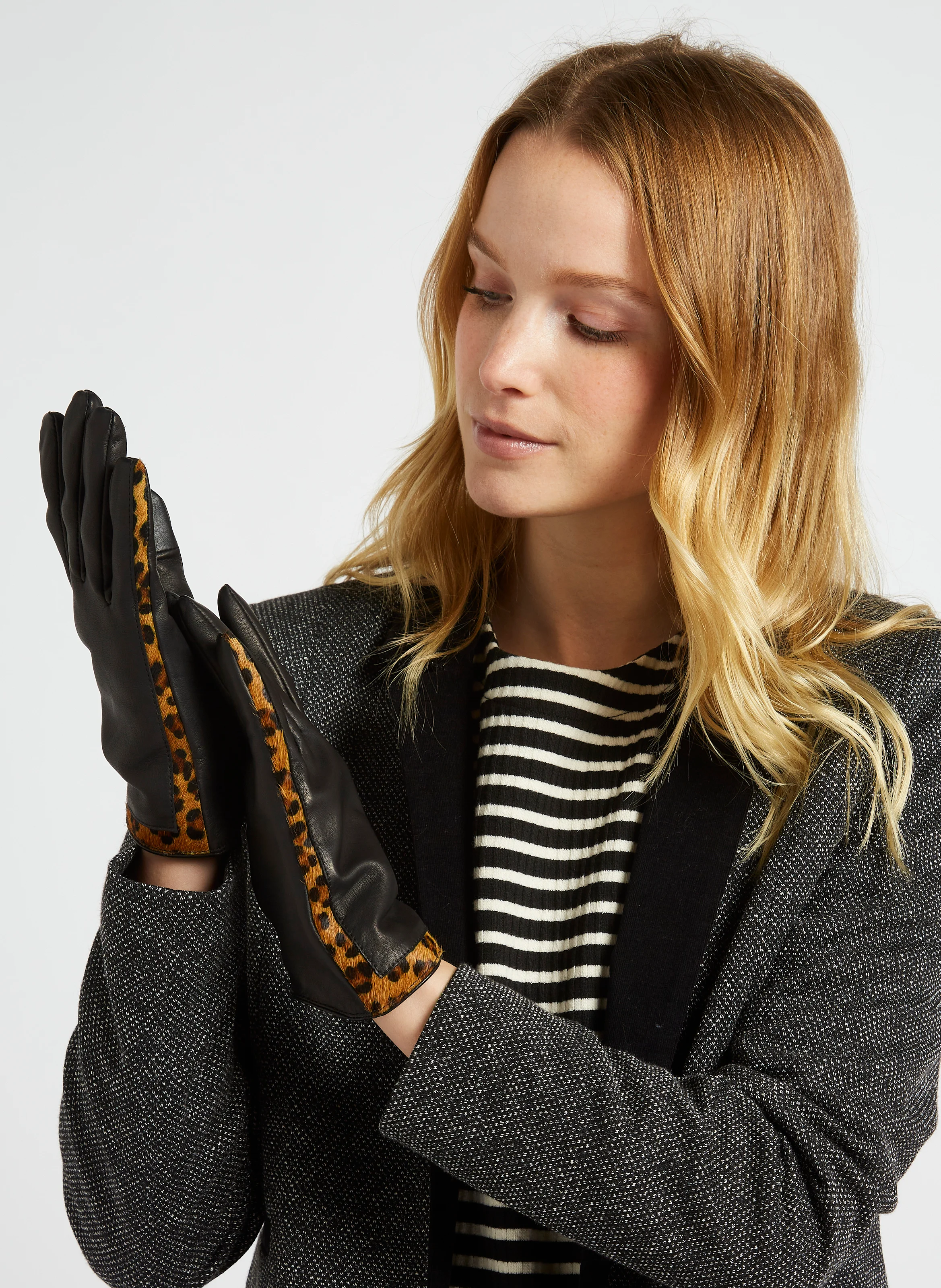 Gants en cuir | Noir