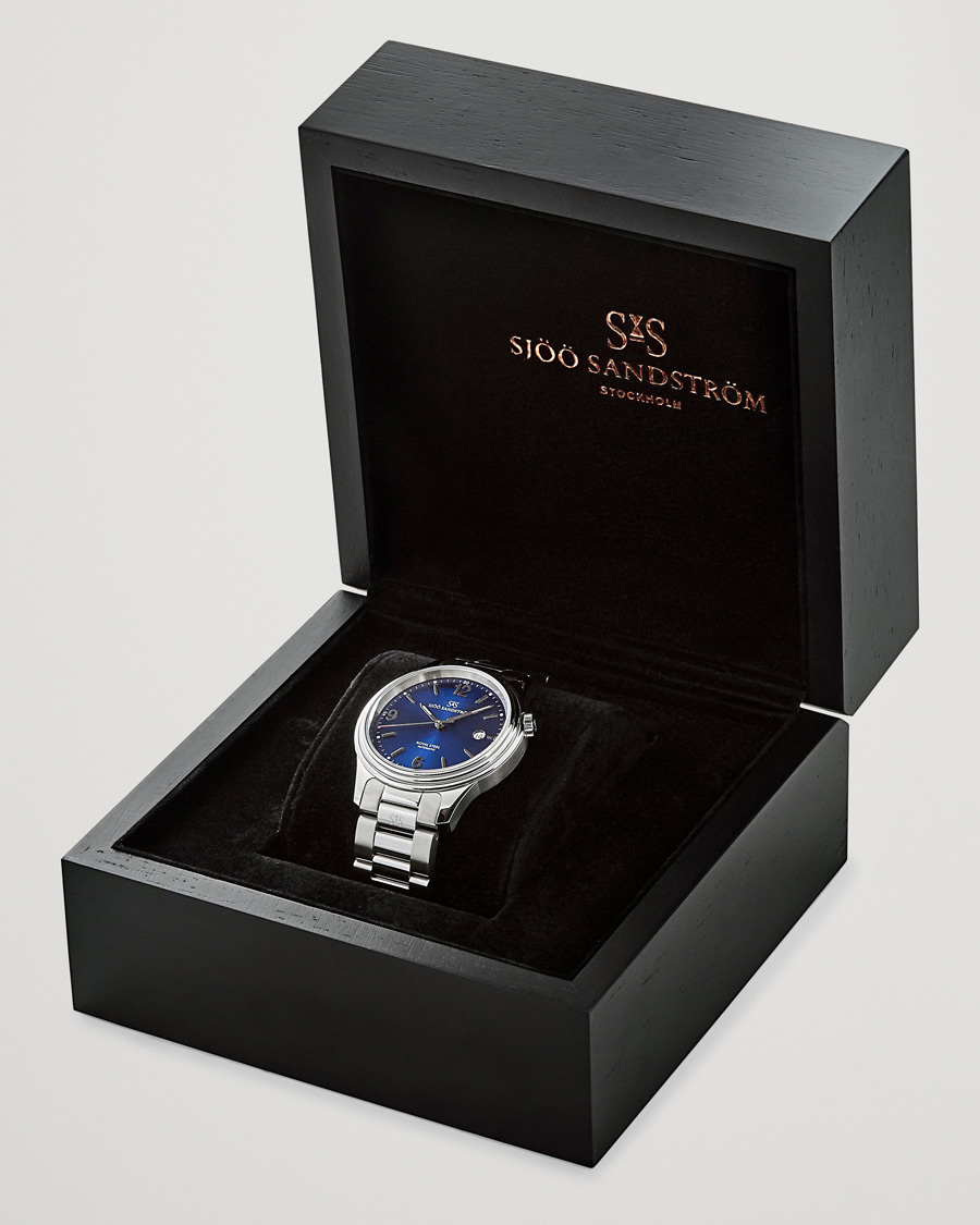 Sjöö Sandström Royal Steel Classic 41mm Blue and Steel