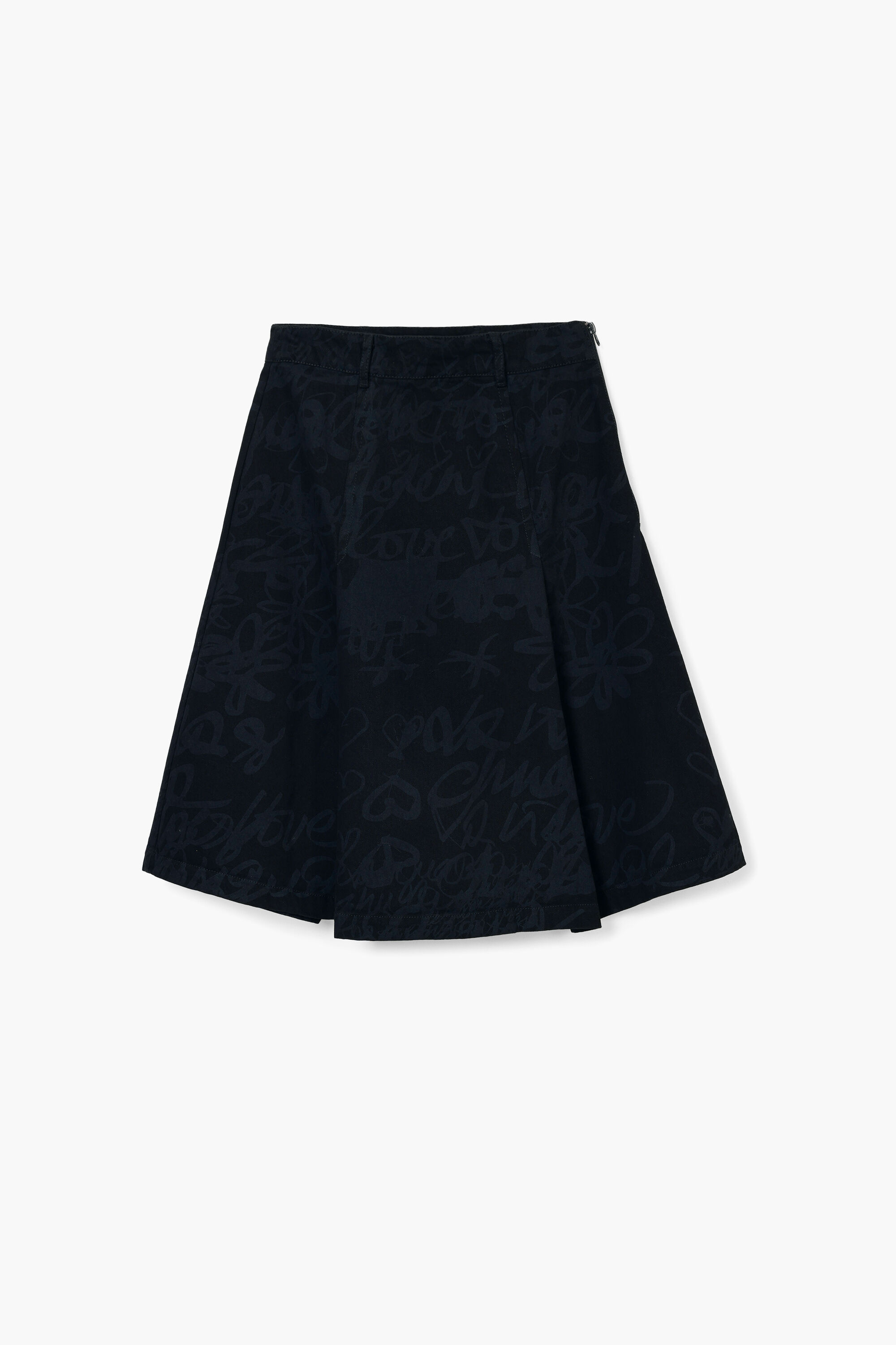 Falda estampado frases M. Christian Lacroix