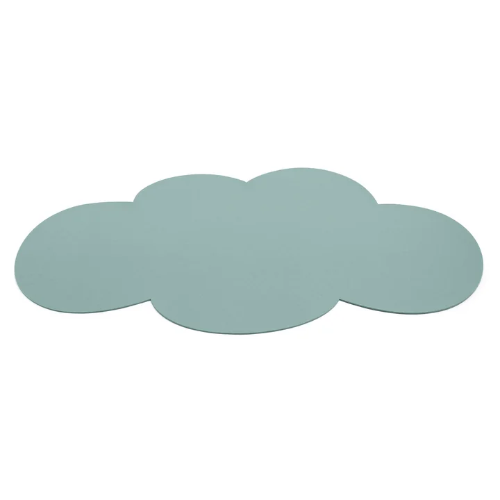 Hey Sign - Kinder Teppich Wolke, 69 x 120 cm, 5 mm, Aqua 50