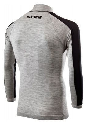 Sous Maillot Manches Longues Sixs TS4 Merinos Noir / Gris