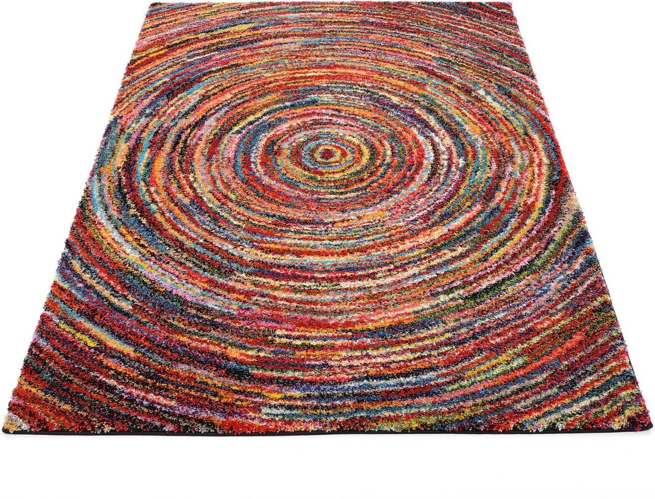 Hochflorteppich SIXTEEN ROUND, Ø ca. 200cm